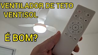 Feedback do Ventilador Ventisol Fênix Controle Remoto  Vale a pena comprar ventisol resenha [upl. by Zebe]