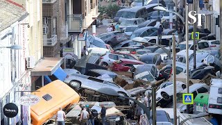 Devastating floods in Valencia Spain leave dozens dead [upl. by Erdrich555]