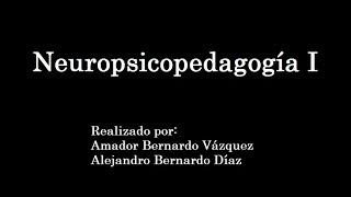 Neuropsicopedagogía 1 [upl. by Amol163]