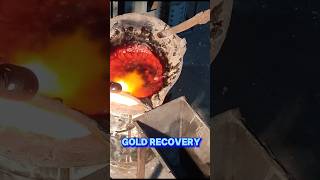 Smelting E waste Gold silver [upl. by Dominy]