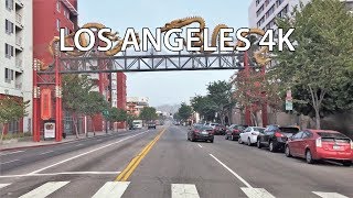 Driving Downtown  Chinatown 4K  Los Angeles USA [upl. by Attekal801]