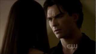 Diários de um vampiro 4 X 01 Damon e Elena [upl. by Akcimat]