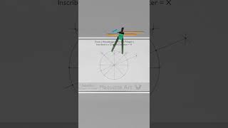 How to Draw a Hexadecagon 16 Side Polygon Inscribed in a Circle shorts [upl. by Mchenry439]