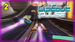 Wipeout Pulse  PSP Multiplayer using Adhoc Party 3 players 2 [upl. by Hsuk178]