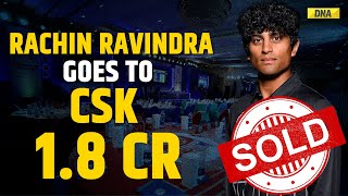 IPL Auction 2024 Updates Rachin Ravindra Goes To Chennai Super Kings For 18 Crore  IPL Auction [upl. by Gwenneth761]