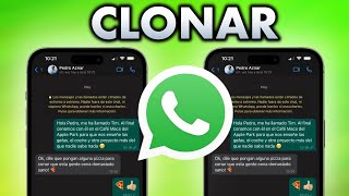 Como CLONAR WhatsApp SOLO con el NÚMERO 2024✅ [upl. by Hako]