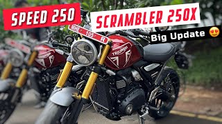 Bajaj Triumph Speed 250 amp Scrambler 250  Launch Date amp Price🔥All Details [upl. by Yug]