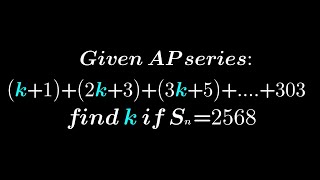 Solving for the Unknown Coefficient Arithmetic Series Challenge [upl. by Lah]