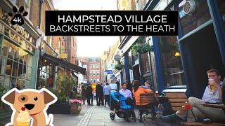 London Hampstead Village walk to Hampstead Heath in 4K [upl. by Beatty729]