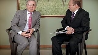 Entrevista Álvaro Uribe habla de las aspiraciones del Centro Democrático [upl. by Grory]