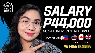 Earn P44k per Month 750 NO EXPERIENCE REQUIRED  Be a Logistics VA EASY APPLICATION WFH PH [upl. by Gnas]