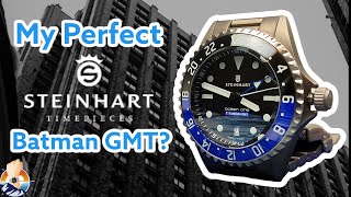 The Perfect Batman GMT Steinhart Ocean One Unboxing titanium unboxing [upl. by Etsirk]