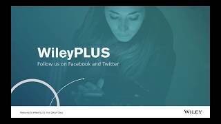 Getting Started with WileyPLUS [upl. by Anirual563]