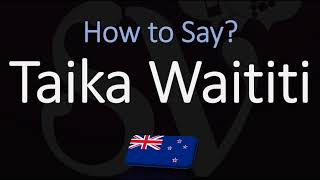 How to Pronounce Taika Waititi CORRECTLY [upl. by Swope]