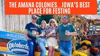 The Amana Colonies Iowas BEST Kept German Town Festivals amp Good Times PROST [upl. by Sarena]