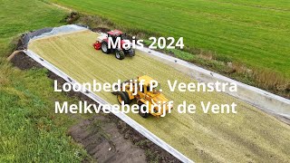 Mais hakselen 2024 Loonbedrijf P Veenstra en Melkveebedrijf de Vent [upl. by Eelame]