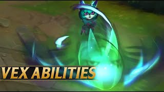 VEX ABILITIES Gameplay Explained  New Champion  League of Legends [upl. by Giza601]