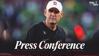 Stanford Football Postgame Press Conference  TCU [upl. by Chappell]