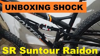 Unboxing Shock SR Suntour Raidon  Ciclismo 10 [upl. by Rebane]