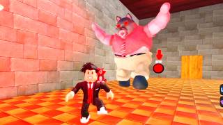 LOKIS FUGINDO DO PORQUINHO MALVADO  Roblox  Escape Mr Pig Detention [upl. by Consuelo]