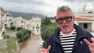 Flooding Hits Cadaqués Torrential Rain Causes Severe Disruption in Spanish Coastal Town [upl. by Rasec354]