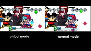 both modes on mokey vs fnf mod goofy [upl. by Enajaras770]