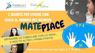 Come imparare le tabelline velocemente con le mani Matematica Vedica e altri segreti [upl. by Allak703]