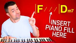 How to Add Fills Between Your Piano Chords Bring Your Playing to Life [upl. by Piselli]