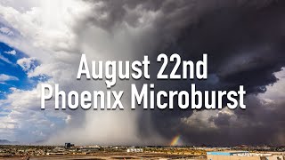 Phoenix Microburst  August 22nd 2024 [upl. by Grogan]