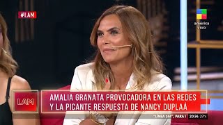 Amalia Granata le respondió sin filtro a Nancy Duplaá [upl. by Junius460]