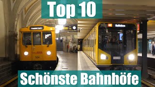 Top 10 Schönste Berliner UBahnhöfe 2021 [upl. by Cahan]