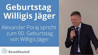 Dr Alexander Poraj zum 90 Geburtstag von Willigis Jäger [upl. by Madelle790]