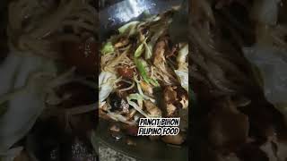 Pancit Bihon in the Philippines filipinaamericanlifeinus cooking [upl. by Orhtej]