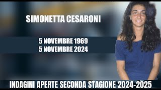 SIMONETTA CESARONI 5 NOVEMBRE 1969  5 NOVEMBRE 2024 [upl. by Aicatsana]