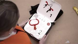 How to use the Lifepak CR2 Essential defibrillator [upl. by Ynaffets]