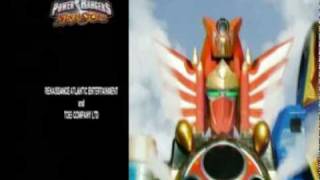 Power Rangers Ninja Storm Credits Megazord Version [upl. by Eimia]