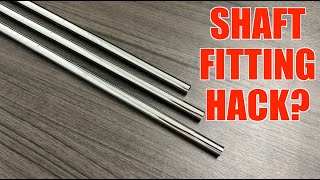 Golf Shaft Fitting Trick  Is This Worth Trying [upl. by Appilihp745]