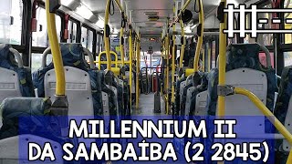 Ônibus  Millennium II da Sambaíba 2 2845 em operação pela linha 202010  60 fps [upl. by Naara]