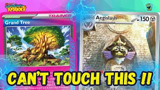 Aegislash Stall Is Nuts Anti Meta Lets See How It Does On Ranked Pokemon TCG Live [upl. by Ellocin]