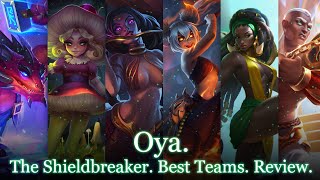 Oya The Shieldbreaker One of The Most Needed Heroes in 2024 Best Teams Review  Hero Wars Mobile [upl. by Nairahcaz719]