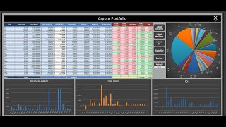 Refreshable Crypto and Metal Portfolio in Excel for Free [upl. by Adikram]