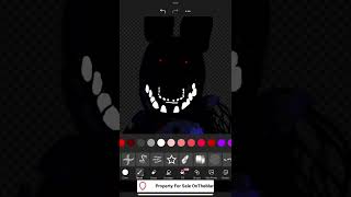 Making shadow withered Bonnie fnaf2 fnafedit [upl. by Esnofla285]