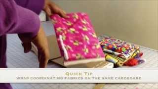 Fabric Organizer Tutorial [upl. by Olsen]