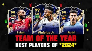 FIFA 25  Team of The Years 2024 FC 25 TOTY ft Vinicius Jr Salah Rodri etc [upl. by Ecal947]