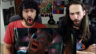 Marvel Studios AVENGERS INFINITY WAR  OFFICIAL TRAILER 2 REACTION [upl. by Ateekahs730]