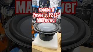 Rockford Fosgate P2 12” demo caraudio rockfordfosgate subwoofer tiktok carsubwoofers hz [upl. by Chavaree]