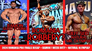 2024 Romania Pro Finals Recap and Results  Is Ramon Doing Prague  Jeff Seid Wins NATURAL Olympia [upl. by Sitoel]