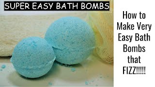 Super Easy Bath Bomb Tutorial  How To Make a Fizzy Bath Bomb [upl. by Catina921]