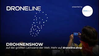 Drohnenshow in Österreich Einzigartige Lichtshow  DRONELINE [upl. by Aiekat]