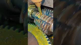 Crane Duty Helical Gear Teeth Cutting On Gear Hobbing cranedutygearbox mkmachinetools gearbox [upl. by Lladnor]